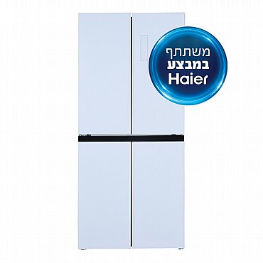 מקרר 4 דלתות Haier האייר דגם HRF-4494FW זכוכית לבנה מקרר 4 דלתות Haier האייר דגם HRF-4494FW זכוכית לבנה