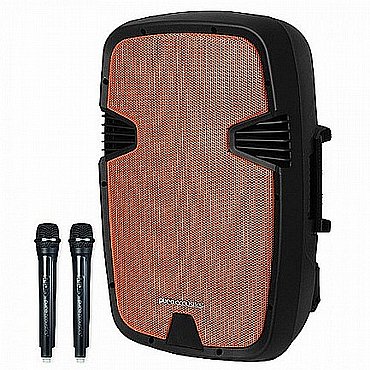 בידורית בלוטות מוגבר 15” עם 2 מיקרופונים PURE ACOUSTICS דגם PMW3015 בידורית בלוטות מוגבר 15” עם 2 מיקרופונים PURE ACOUSTICS דגם PMW3015