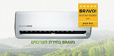 מזגן עילי אלקטרה דגם ELECTRA A Inverter 450T שנת 2024 מזגן עילי אלקטרה דגם ELECTRA A Inverter 450T שנת 2024
