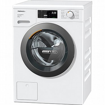 מכונת כביסה משולבת מייבש - 5/8 ק"ג Miele מילה דגם WTD163 מכונת כביסה משולבת מייבש - 5/8 ק"ג Miele מילה דגם WTD163