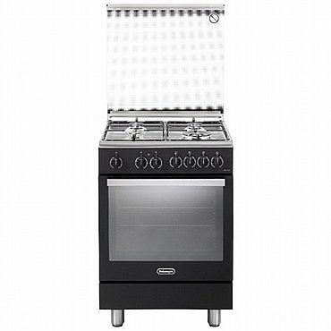 תנור משולב כיריים גז 4 להבות DeLonghi דלונגי דגם PEMA64L-IL שחור תנור משולב כיריים גז 4 להבות DeLonghi דלונגי דגם PEMA64L-IL שחור