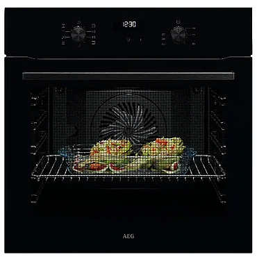תנור בנוי 71 ליטר דגם AEG ABU51201B זכוכית שחורה תנור בנוי 71 ליטר דגם AEG ABU51201B זכוכית שחורה