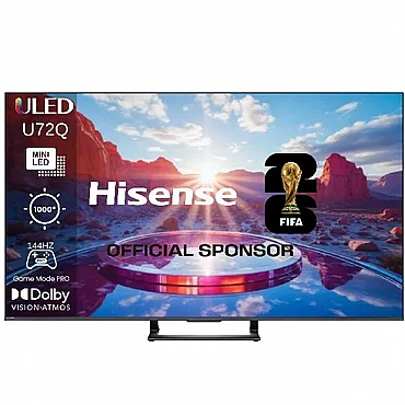 מסך טלוויזיה "100 Mini LED Ultra HD 4K Smart TV הייסנס HISENSE דגם 100U72Q מסך טלוויזיה "100 Mini LED Ultra HD 4K Smart TV הייסנס HISENSE דגם 100U72Q
