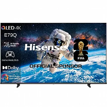 מסך טלוויזיה "50 QLED Smart TV 4K Ultra HD הייסנס HISENSE דגם 50E79Q מסך טלוויזיה "50 QLED Smart TV 4K Ultra HD הייסנס HISENSE דגם 50E79Q