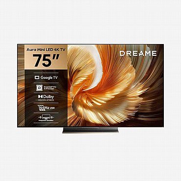 טלוויזיה 75" DREAME דרימי דגם 75S100 MINI LED 4K טלוויזיה 75" DREAME דרימי דגם 75S100 MINI LED 4K