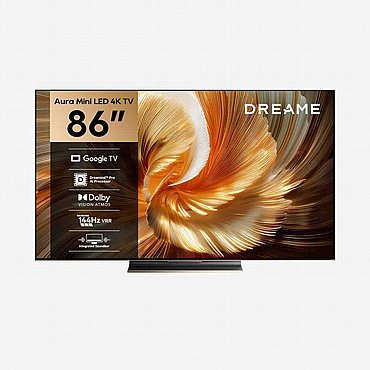 טלוויזיה 86" DREAME דרימי דגם 86S100 MINI LED 4K טלוויזיה 86" DREAME דרימי דגם 86S100 MINI LED 4K