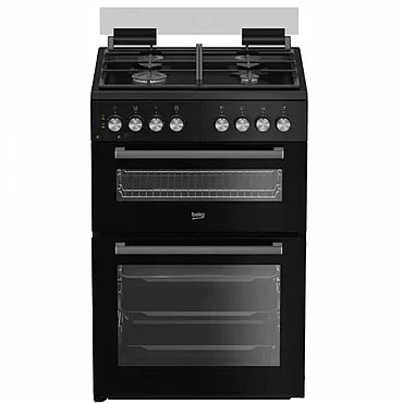 תנור משולב כיריים דו תאי BEKO בקו דגם KFDM62129BB שחור תנור משולב כיריים דו תאי BEKO בקו דגם KFDM62129BB שחור
