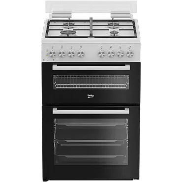 תנור דו תאי משולב כיריים גז 60 ס"מ BEKO בקו דגם KFDM62128BW לבן תנור דו תאי משולב כיריים גז 60 ס"מ BEKO בקו דגם KFDM62128BW לבן