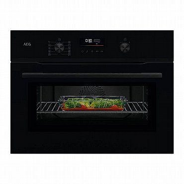 תנור בנוי משולב מיקרוגל 44 ליטר AEG NKK6N501B זכוכית שחורה אאג תנור בנוי משולב מיקרוגל 44 ליטר AEG NKK6N501B זכוכית שחורה אאג