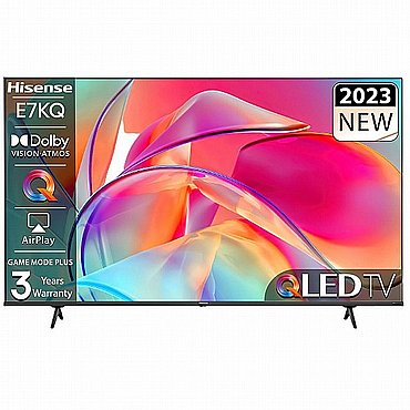 טלוויזיה חכמה "55 QLED TV 4K דגם HISENSE 55E7KQ הייסנס טלוויזיה חכמה "55 QLED TV 4K דגם HISENSE 55E7KQ הייסנס