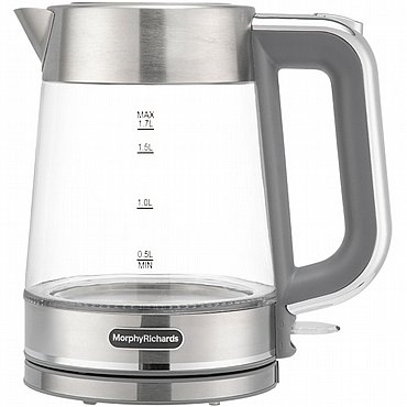 קומקום חשמלי 1.7 ליטר Morphy Richards מורפי ריצ'ארדס CrystalSteel 100401 קומקום חשמלי 1.7 ליטר Morphy Richards מורפי ריצ'ארדס CrystalSteel 100401